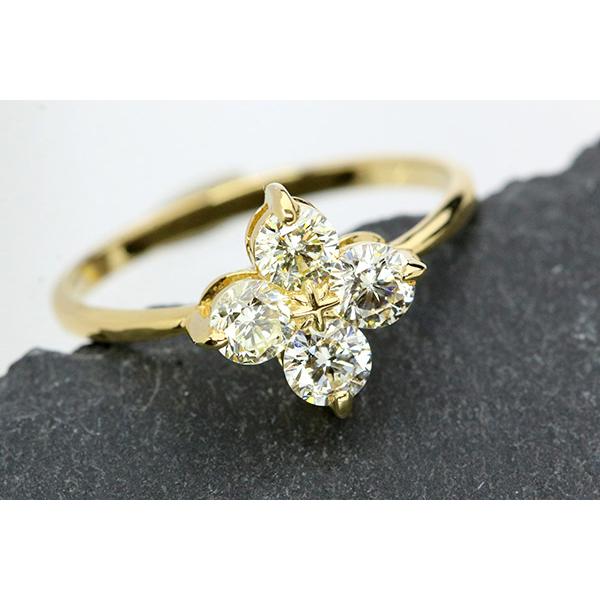 ダイヤモンド リング/指輪 0.650カラット 18金イエローゴールド ダイヤモンド リング/指輪 0.650カラット 18金イエローゴールド