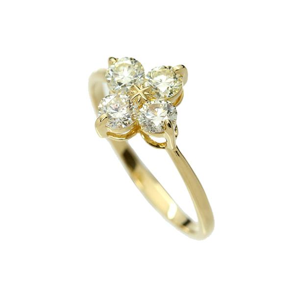 ダイヤモンド リング/指輪 0.650カラット 18金イエローゴールド ダイヤモンド リング/指輪 0.650カラット 18金イエローゴールド