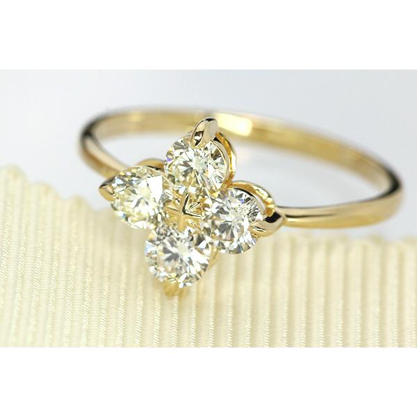 ダイヤモンド リング/指輪 0.650カラット 18金イエローゴールド ダイヤモンド リング/指輪 0.650カラット 18金イエローゴールド