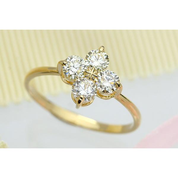 ダイヤモンド リング/指輪 0.650カラット 18金イエローゴールド ダイヤモンド リング/指輪 0.650カラット 18金イエローゴールド