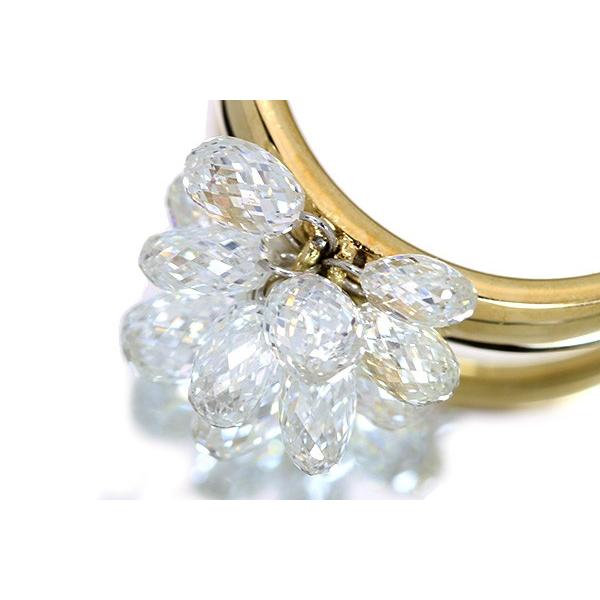 ダイヤモンド4.3ct リング/指輪 K18 煌きが止まらない 無色透明・上質 