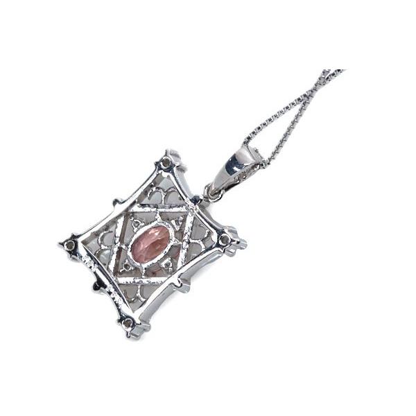 パパラチヤサファイヤ ネックレス 0.58ct PT900/PT850 ピンキッシュオレンジの絶妙な彩 3本あり 鑑別書付 /橙(オレンジ)/匠コレクション・新品/届5/1点ものの画像