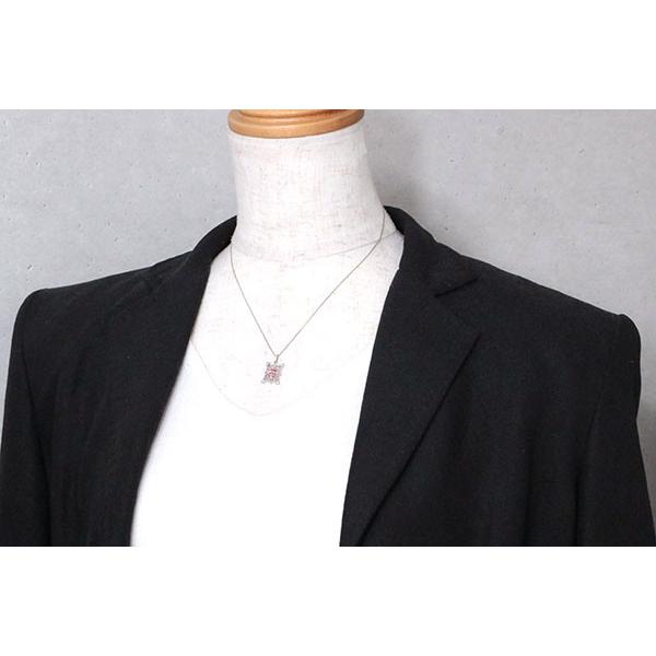 パパラチヤサファイヤ ネックレス 0.58ct PT900/PT850 ピンキッシュオレンジの絶妙な彩 3本あり 鑑別書付 /橙(オレンジ)/匠コレクション・新品/届5/1点ものの画像