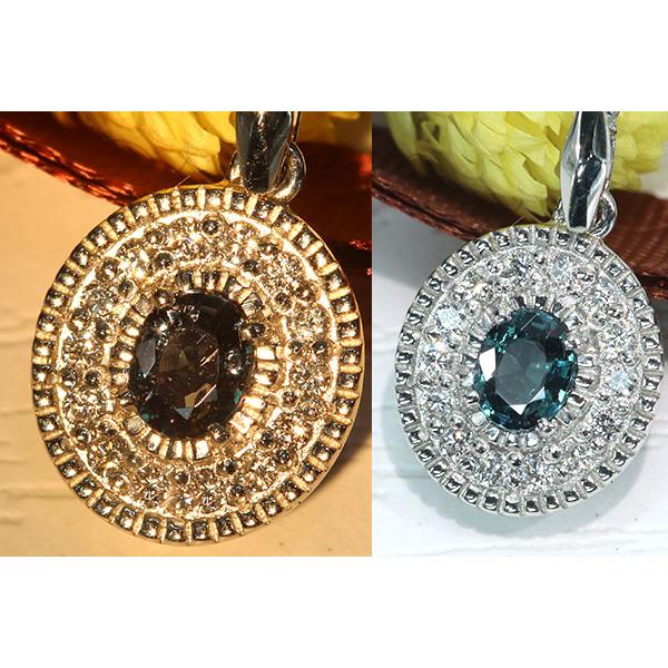 アレキサンドライト ネックレス 0.19ct PT950/PT850 稀少石 カラーチェンジ プチネック /緑(グリーン)/SelectJewelryセレクトブランド・新品/届10/1点ものの画像