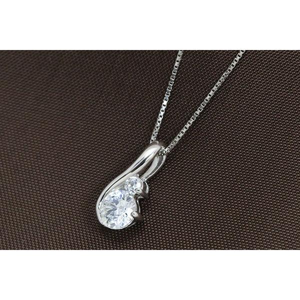 k18WG/pt900オパールダイヤモンドペンダント 中古】 ノーブランド ネックレス オパール K18WG Pt900