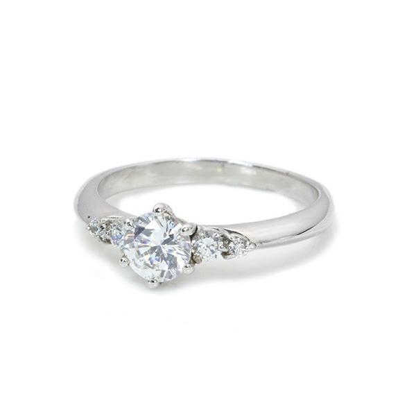 ダイヤモンド（空枠） 0.50 （±0.05ct可）ct用 リング 指輪 枠 K18