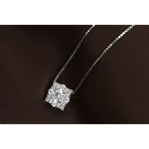 Pt900 ダイヤモンド0.05ct ペンダントトップ