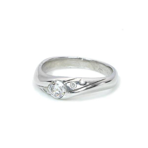 ダイヤモンド（空枠） 0.40 （±0.05ct可）ct用 リング 指輪 枠 K18 18