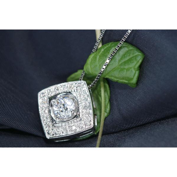 ダイヤモンド ネックレス 大粒0.305ct グレード付 D/I1/GOOD
