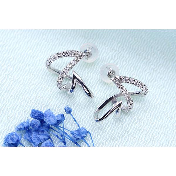 ダイヤモンド ピアス 0.280カラット 18金ホワイトゴールド K18WG ダイヤモンド ピアス 0.280カラット 18金ホワイトゴールド K18WG