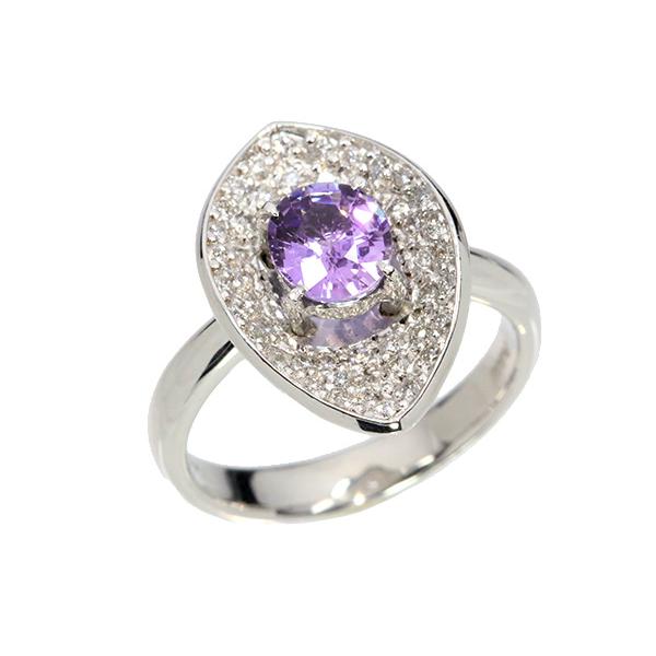 パープルカラー 非加熱サファイヤ/nonheat/ノーヒート リング/指輪 1.142ct PT900 個性的な彩 /紫(パープル)/セレクトブランド・新品/届10/1点ものの画像