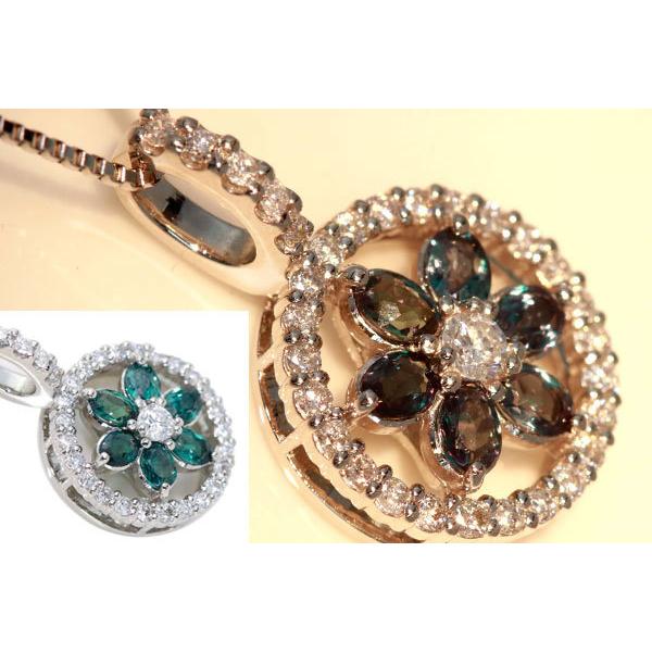 アレキサンドライト ネックレス 0.550カラット プラチナ900 PT900 見事