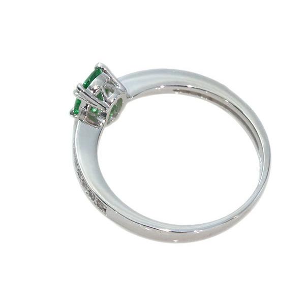 グリーンガーネット リング/指輪 0.453カラット プラチナ900 PT900