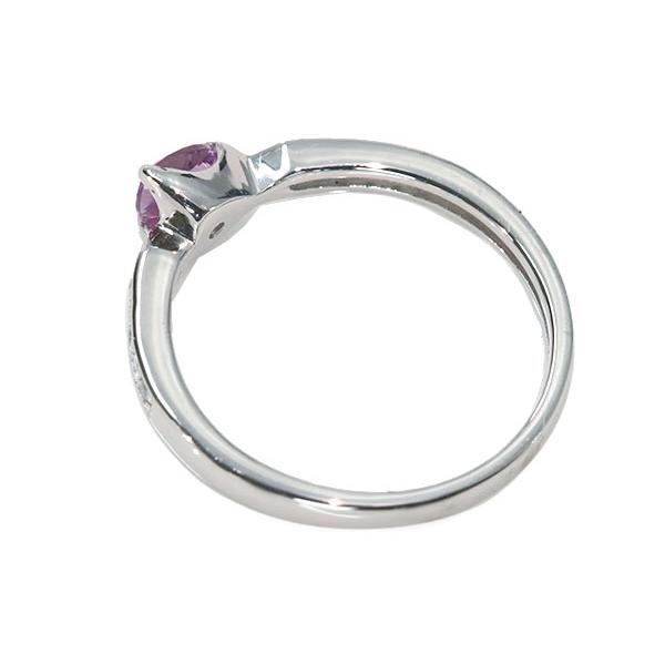 パイロープ ガーネット リング/指輪 0.415カラット プラチナ900 PT900/桃(ピンク）/SelectJewelryセレクトブランド・新品/届10/1点ものの画像