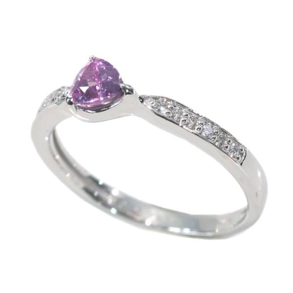 パイロープ ガーネット リング/指輪 0.415カラット プラチナ900 PT900/桃(ピンク）/SelectJewelryセレクトブランド・新品/届10/1点ものの画像