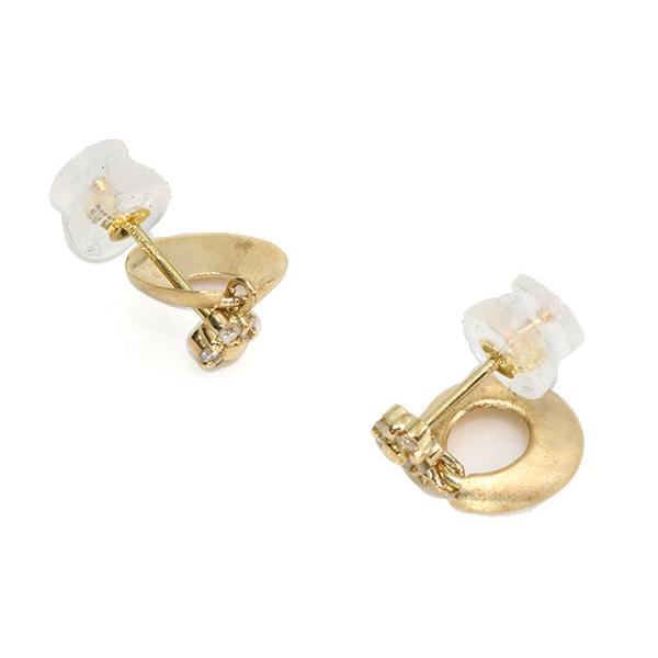 ダイヤモンド ピアス 0.10カラット 18金イエローゴールド K18 ２WAY /白・透明(ホワイト)/SelectJewelryセレクトブランド・新品/届10/1点ものの画像