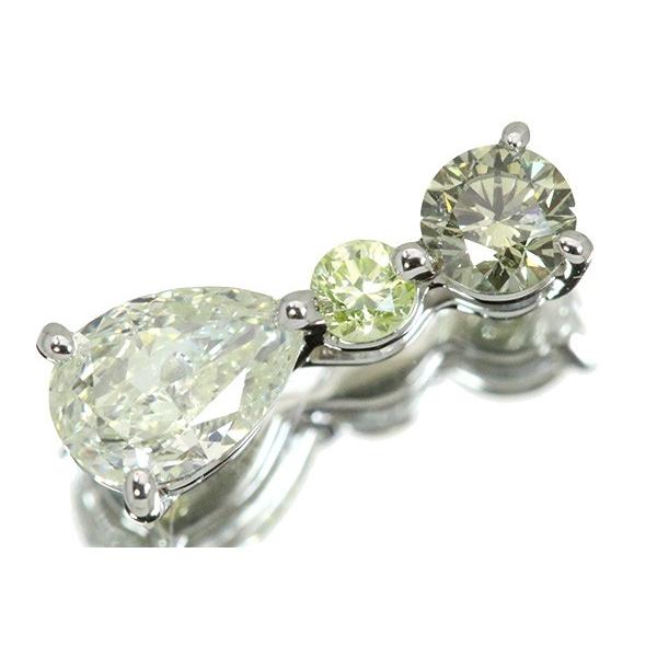 蛍光ダイヤシリーズ 合計0.786ct3石すべてが蛍光性あり ハンド