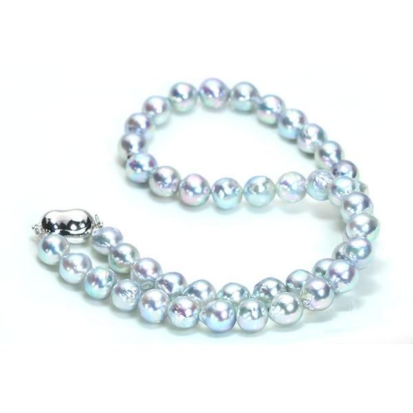 あこや真珠(和珠) 8.8-7.5mm SV ネックレス バロックパール あこや真珠(和珠) 8.8-7.5mm SV ネックレス バロックパール