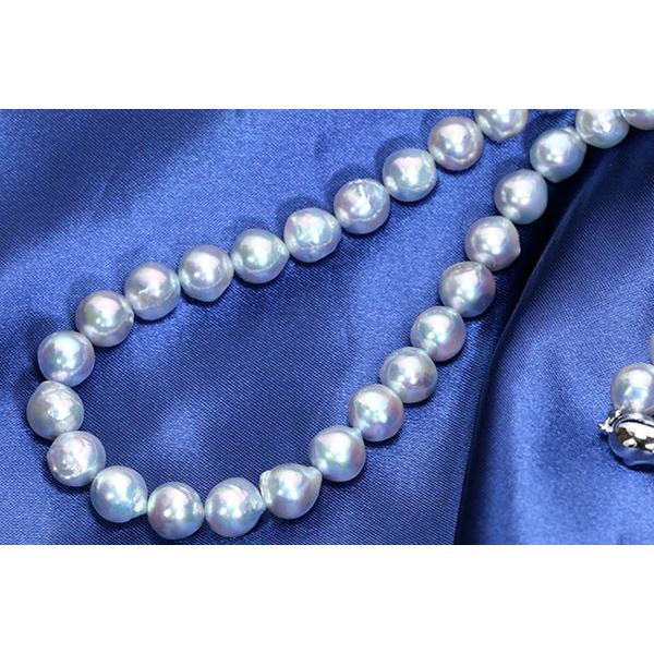 あこや真珠(和珠) 8.8-7.5mm SV ネックレス バロックパール あこや真珠(和珠) 8.8-7.5mm SV ネックレス バロックパール