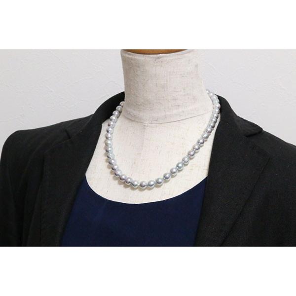 あこや真珠(和珠) 8.8-7.5mm SV ネックレス バロックパール あこや真珠(和珠) 8.8-7.5mm SV ネックレス バロックパール