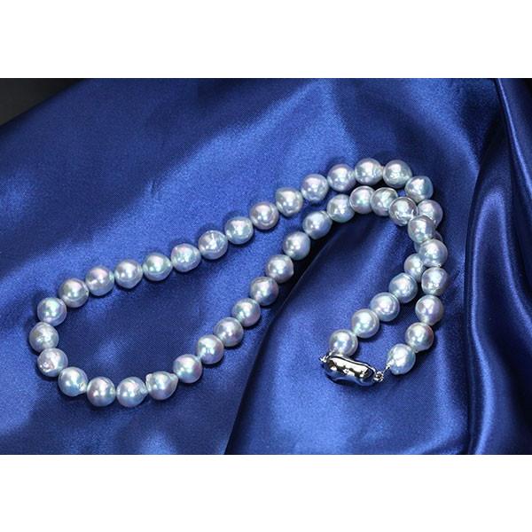 あこや真珠(和珠) 8.8-7.5mm SV ネックレス バロックパール あこや真珠(和珠) 8.8-7.5mm SV ネックレス バロックパール