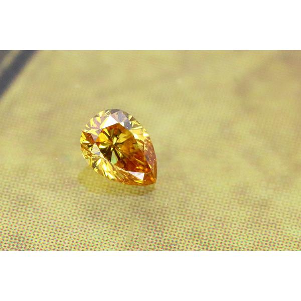 オレンジダイヤモンド 0.080ct loose ルース/裸石 ソーティング付 Fancy Deep Yellowish Orange VS1/橙(オレンジ)/セレクトジュエリー・新品/届10｜luck-jewel｜09