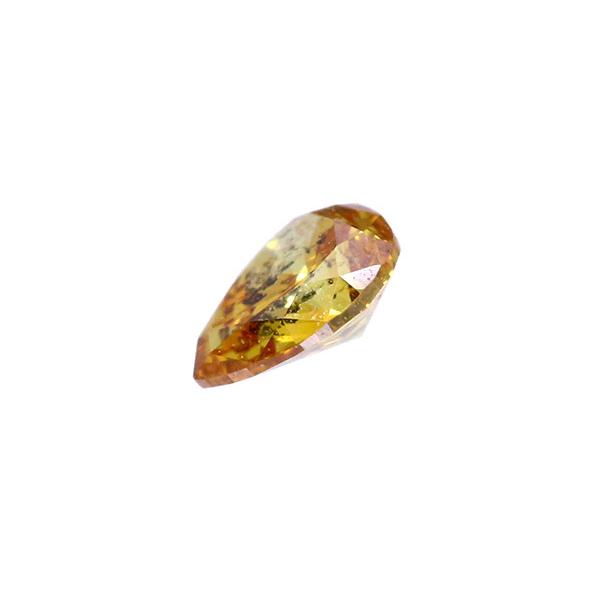 オレンジダイヤモンド 0.080ct loose ルース/裸石 ソーティング付 Fancy Deep Yellowish Orange VS1/橙(オレンジ)/セレクトジュエリー・新品/届10｜luck-jewel｜03