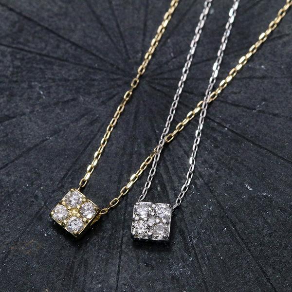 桜 ダイヤ 0.27ct G GOOD VS ペンダント ネックレス K18WG