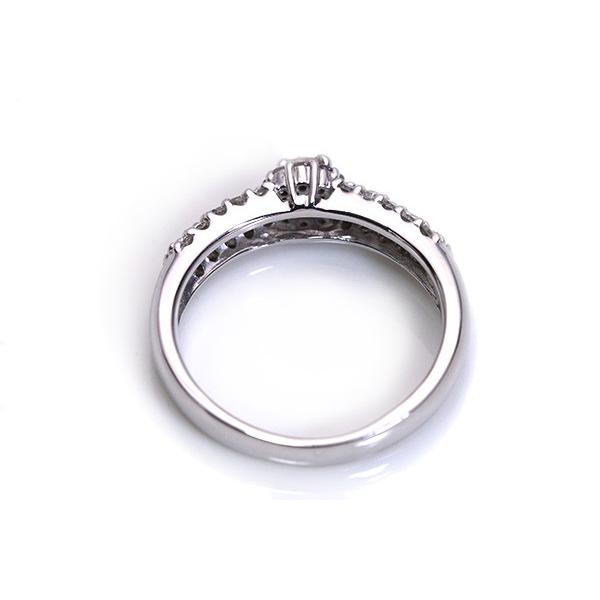 完動品 ピンクダイヤモンド 0.134カラット リング/指輪 K18WG ピンクダイヤモンド取り巻き・アームパヴェ ソーティング付 /桃(ピンク）/セレクトジュエリー・新品/届10/ 【3434523029】(122452円)