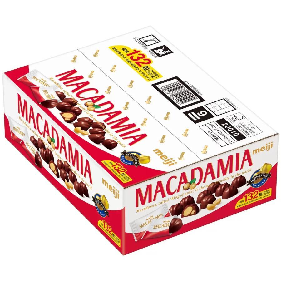 マカダミア 明治 明治＆LOTTE　　アーモンド＆マカダミアチョコレート　合計32箱 チョコレート チョコ(食品マカダミア2 約44粒入 菓子