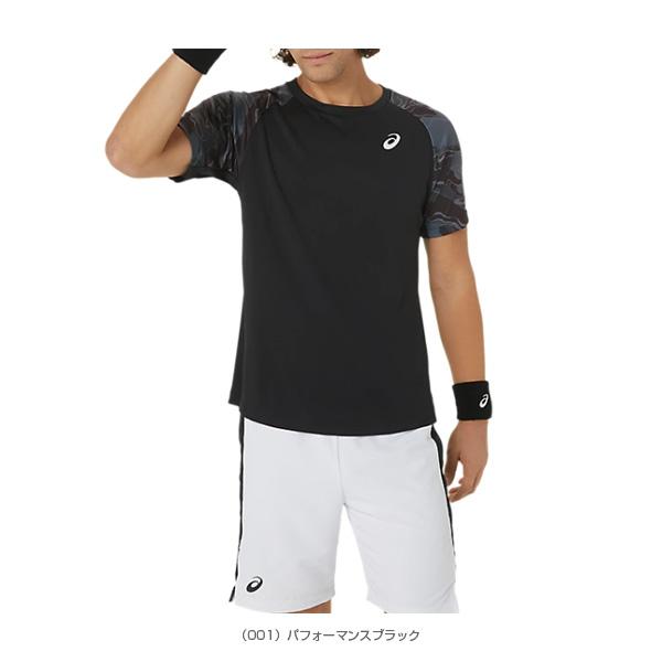 アシックス テニス・バドミントンウェア（メンズ/ユニ）  クールグラフィック半袖シャツ／ユニセックス（2041A264）｜luckpiece｜02