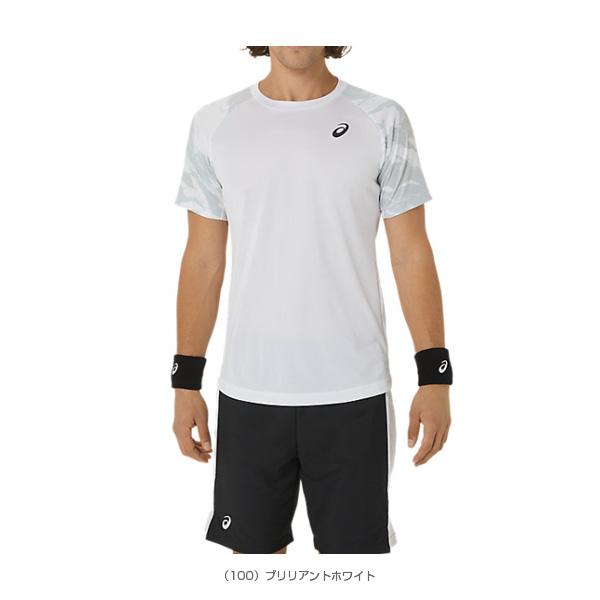 アシックス テニス・バドミントンウェア（メンズ/ユニ）  クールグラフィック半袖シャツ／ユニセックス（2041A264）｜luckpiece｜03