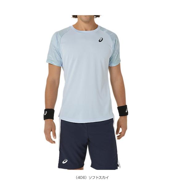 アシックス テニス・バドミントンウェア（メンズ/ユニ）  クールグラフィック半袖シャツ／ユニセックス（2041A264）｜luckpiece｜04