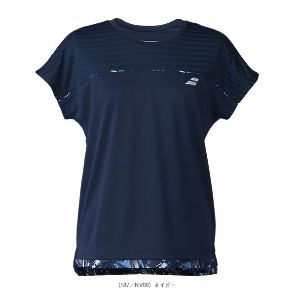 バボラレディーステニスウェア 新品タグ付きシャツ&サンバイザー未使用品 Babolat（バボラ） テニスウェア『レディース』 クラブレンジ 半袖