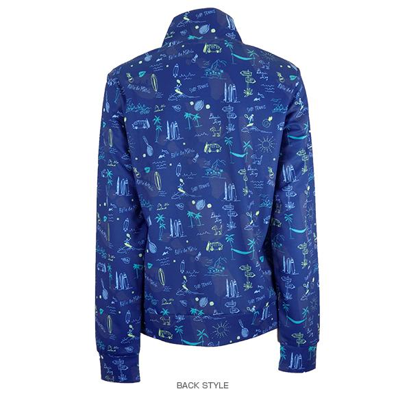 バルデマッチ テニス・バドミントンウェア『レディース』 総柄UV