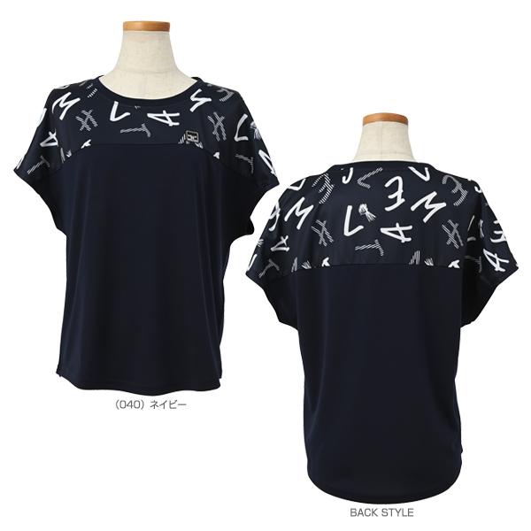 バルデマッチ テニス・バドミントンウェア『レディース』 切替Tシャツ