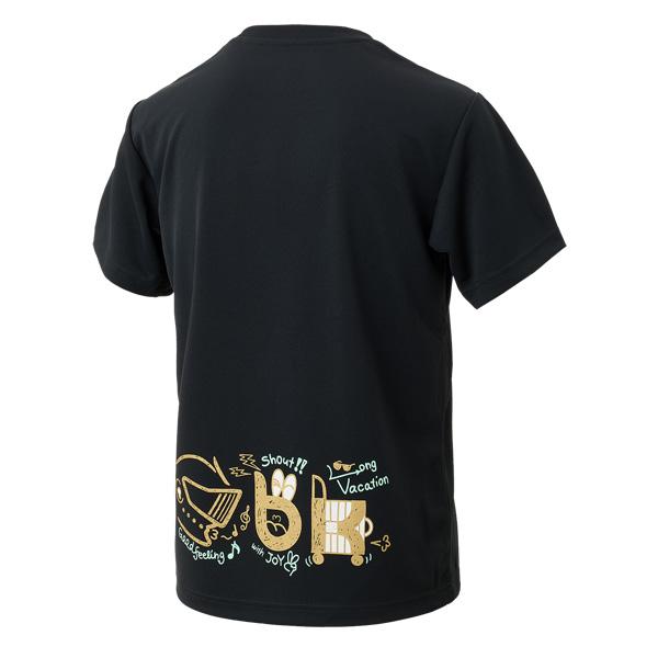 ブラックナイト バドミントンウェア『ジュニア』  ドライTシャツ ジュニア T-4103U | black knight | 08