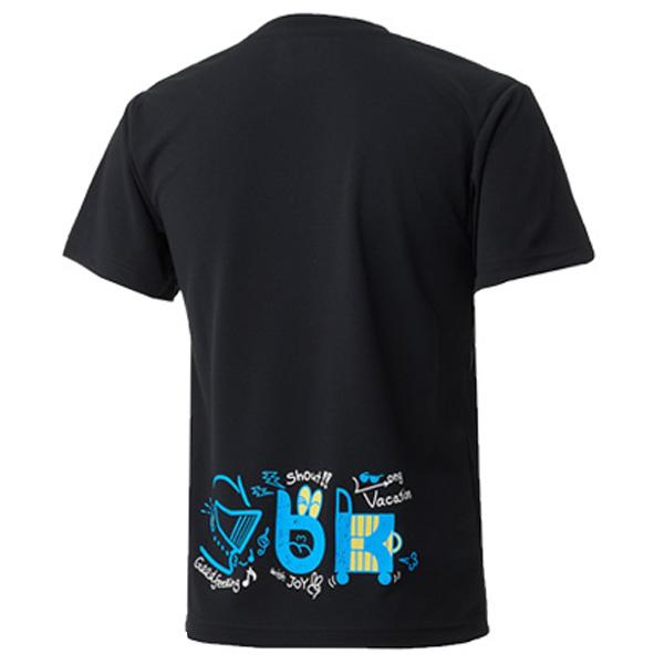 ブラックナイト バドミントンウェア『ジュニア』  ドライTシャツ ジュニア T-4103U | black knight | 09