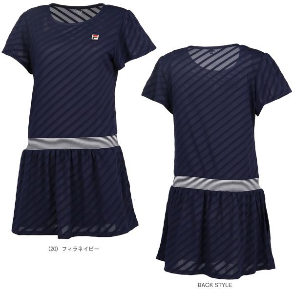 新品タグ付 フィラ テニス バドミントンワンピースウェア 大きいサイズXL LL FILA（フィラ） テニス・バドミントンウェア『レディース』 ワンピース