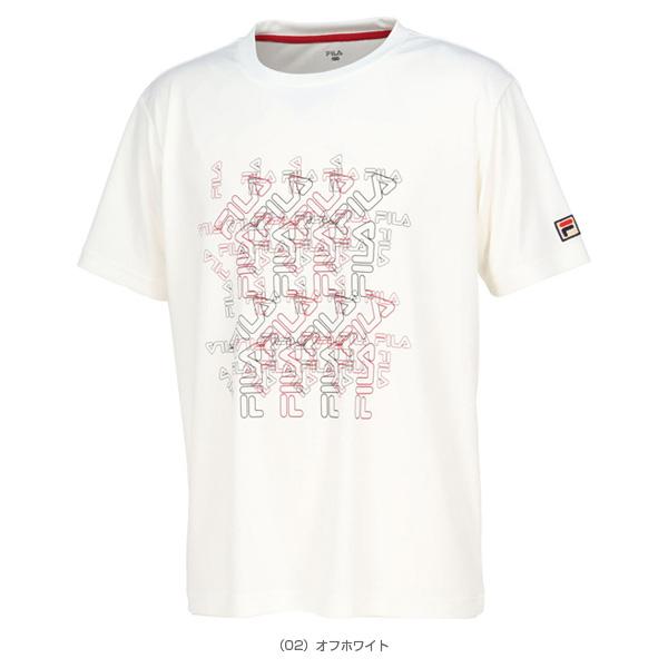 フィラ テニス・バドミントンウェア『メンズ/ユニ』  グラフィックTシャツ/メンズ『VM5631』｜luckpiece｜02