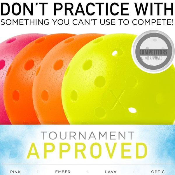 フランクリン ピックルボールボール アウトドア用ボール100球入 X-40