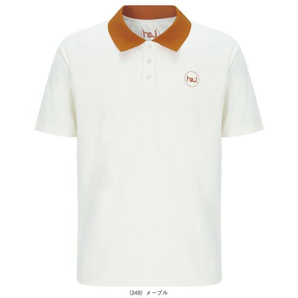 heJ. テニスウェア『メンズ/ユニ』  タイムレスポロ TIMELESS POLO ユニセックス HEJ-25003_2