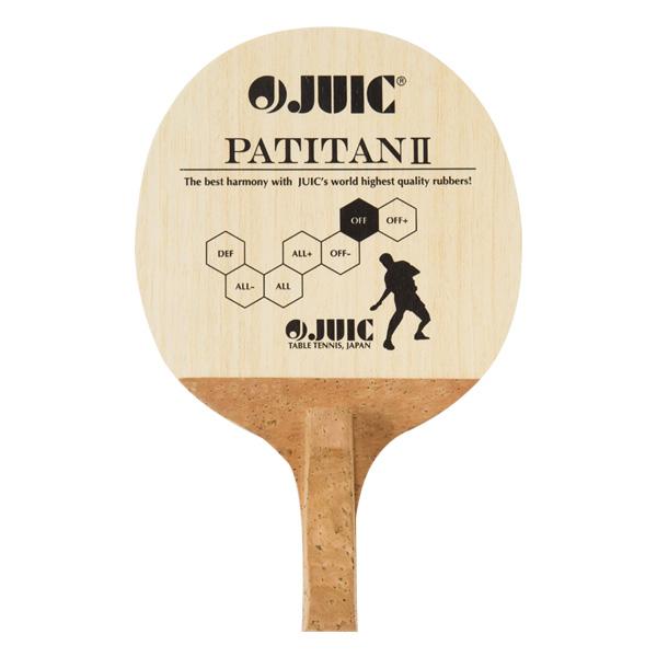 ジュウイック 卓球ラケット  パチタン2 PATITAN 2 丸型 2248の画像