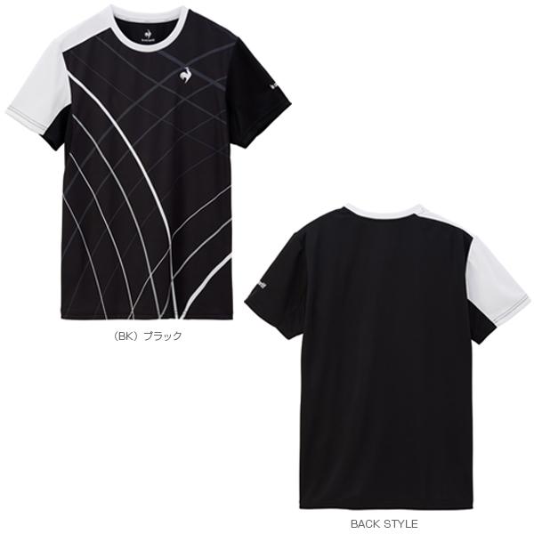 ルコック テニス・バドミントンウェア『メンズ/ユニ』  グラフィックゲームシャツ/メンズ『QTMXJA90』｜luckpiece｜02