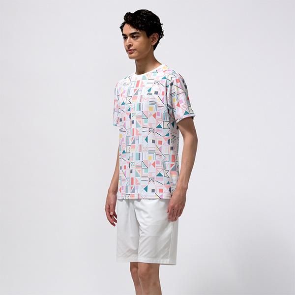 Prince プリンス テニスウェア 半袖Tシャツ MS3005 ネイビー新品L Prince プリンス テニスウェア 半袖Tシャツ MS3005 ネイビー新品L