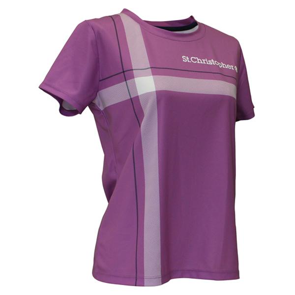 【美品】St. Christopher テニスウェア セット 紫 Lサイズ St.Christopher（セントクリストファー） テニスウェア『レディース