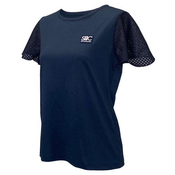 セントクリストファー テニスウェア『レディース』  See-through sleevesシャツ レディース STC-BFW2071_9