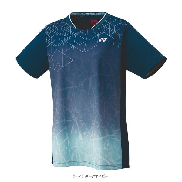 YONEX バドミントン テニス ゲームシャツ O 日本代表 ネイビー/ピンク 最終値下げ YONEX バドミントン ゲームシャツ ネイビー ピンク Mサイズ