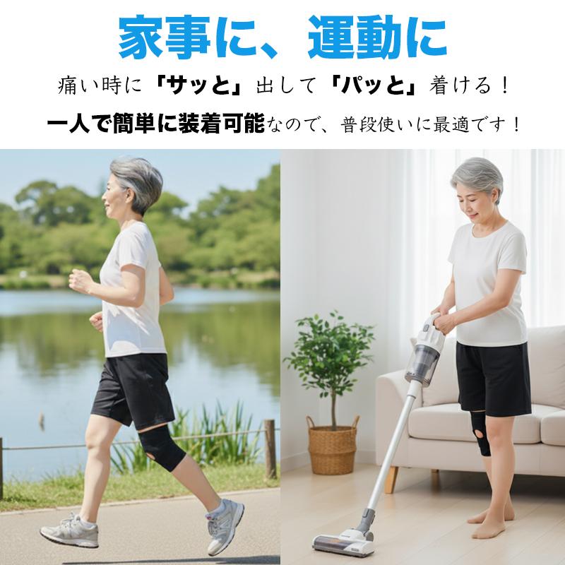 LuckSnatcher 膝サポーター スポーツ 高齢者 薄手 大きいサイズ ひざ