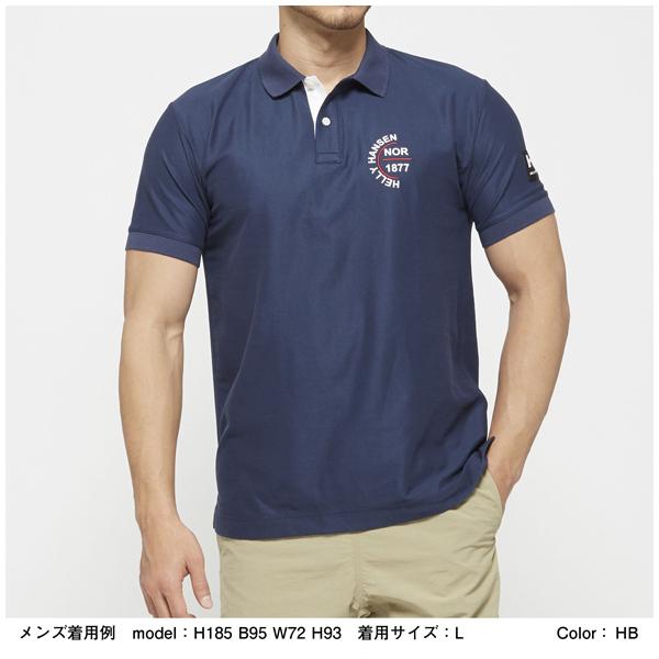 ヘリーハンセン HELLY HANSEN 半袖 セイルナンバーポロ ポロシャツ メンズ HH32219|lucksports|02